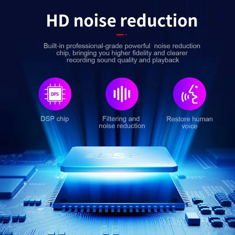 150 Hour Ultra-thin Card Digtal Voice Recorder Oculta 4-64GB Mini Activated Professional Sound Record Flash Drive Dictaphone MP3 