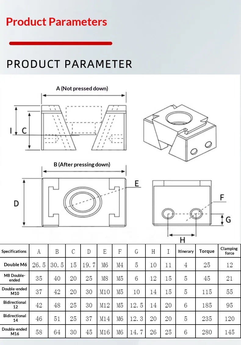 CNC Wedge Expansion Workholding Clamp