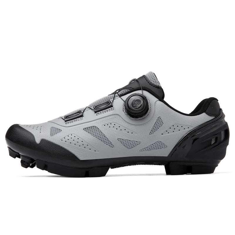Chaussures de VTT respirantes à lacets pour cyclisme