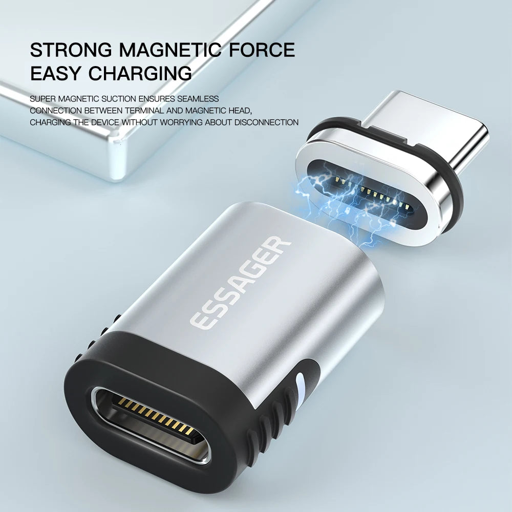 Adaptateur USB-C magnétique à 24 broches, 100W