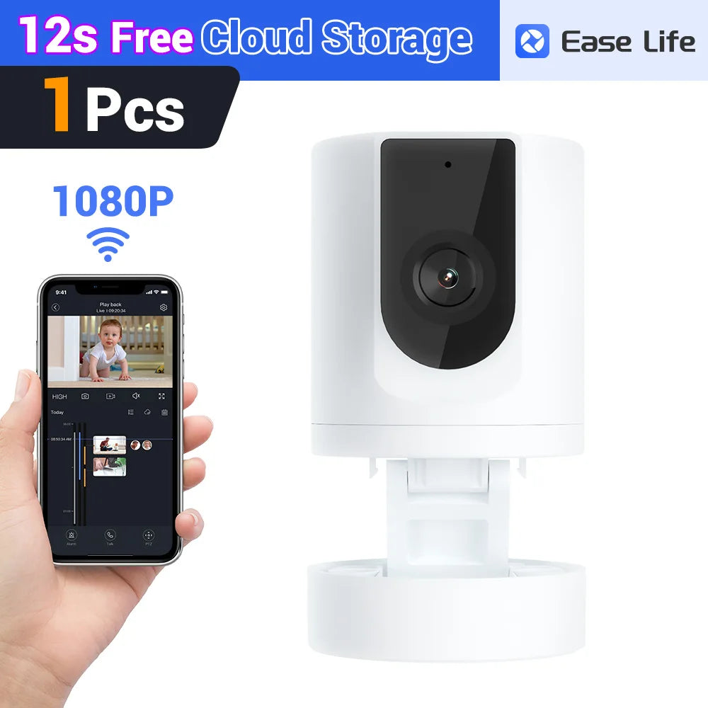 Pet Camera ,Security Camera Indoor,Pet Camera with Phone App, ,Security Camera Indoor，Foldable Baby Camera for Home Security 
