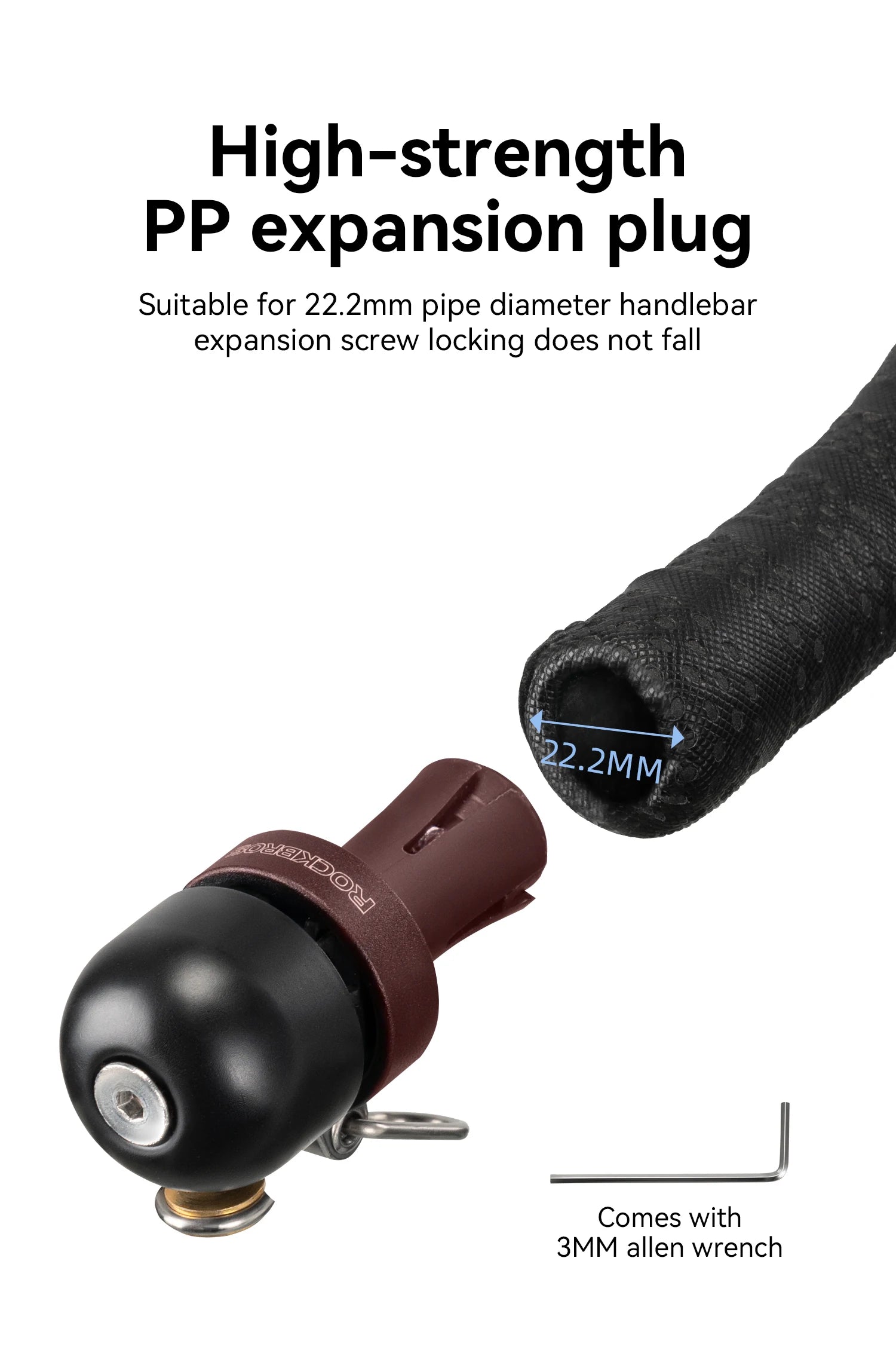 Bicycle Bell 100dB Loud Ring for 22.2mm Handlebars