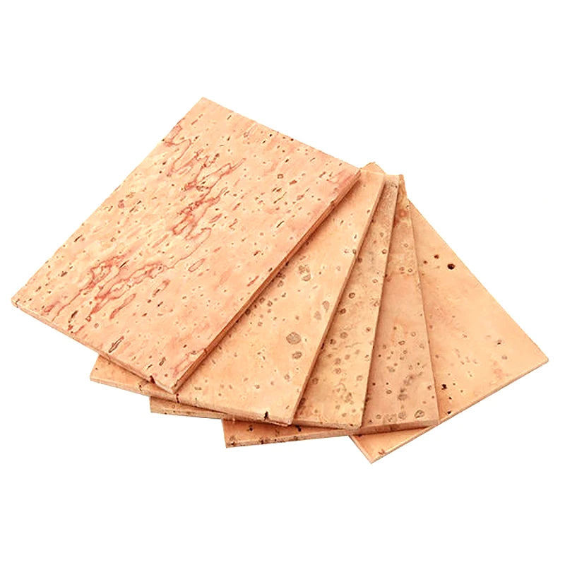Natural Saxophone Neck Cork Sheets — 50 Pieces -> "Naturalne korki na szyjkę saksofonu – 50 szt."