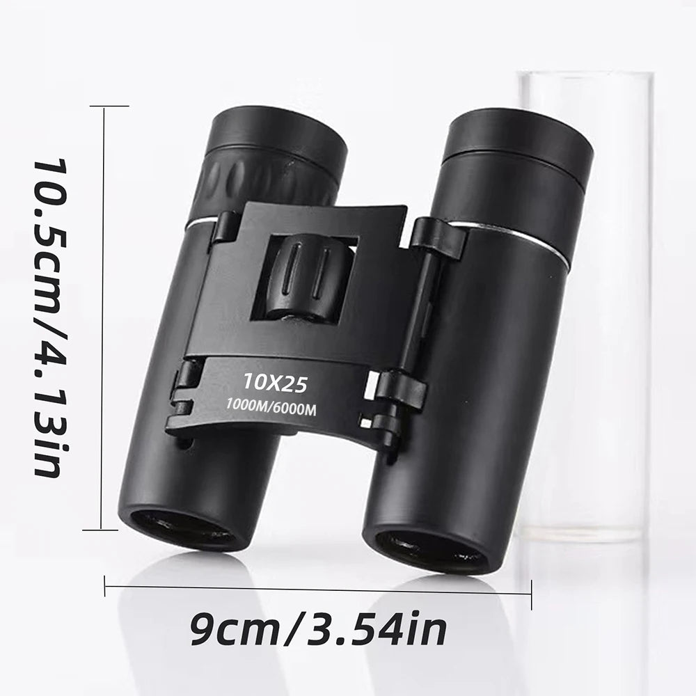 Binoclu compact 10x25 pentru călătorii