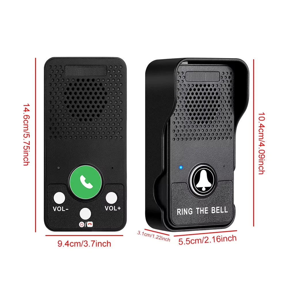 Rechargeable Wireless Voice Doorbell Intercom