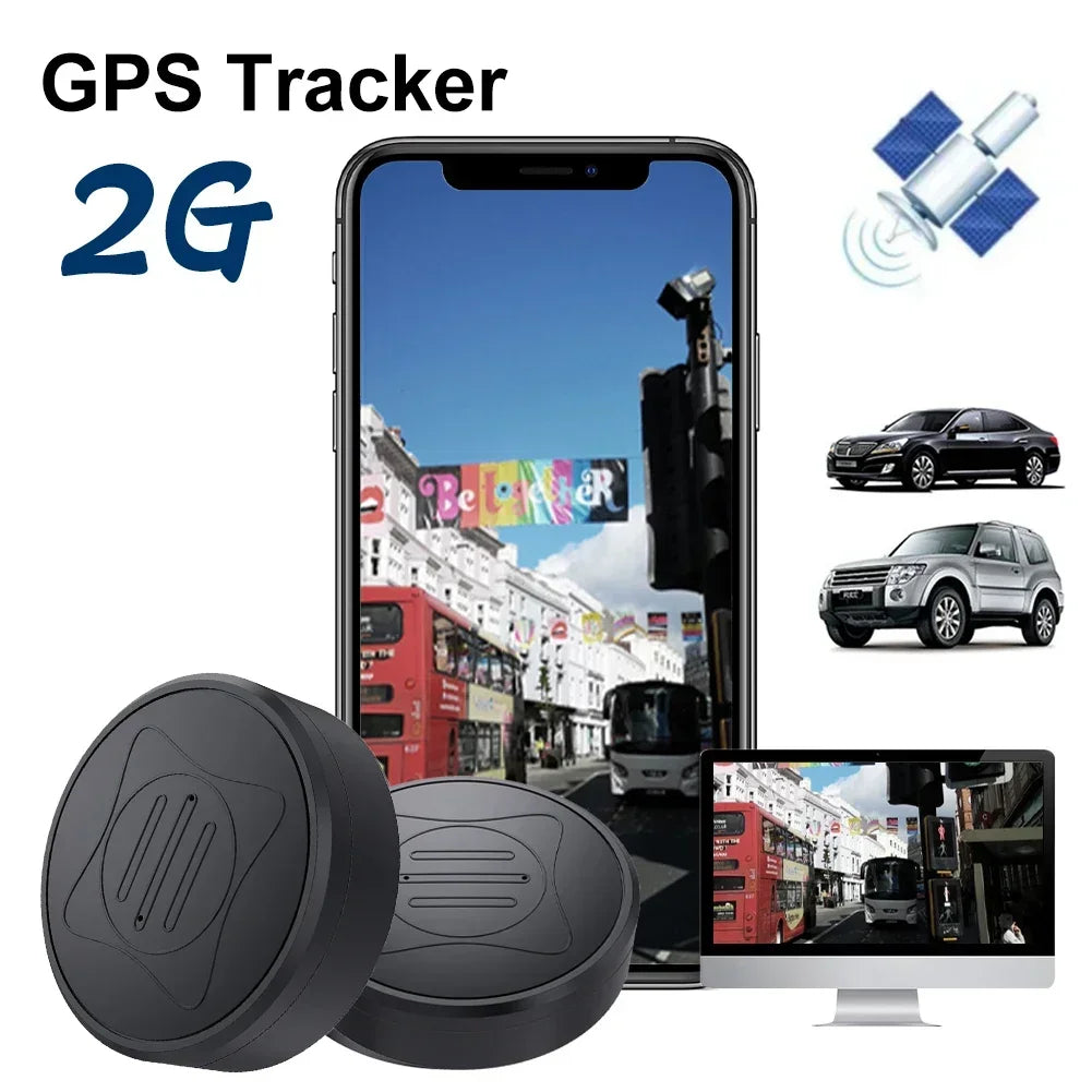 WiFi nélküli 2G Mini GPS Nyomkövető készülék erős mágneses tapadással anti-lopás helymeghatározó valós idejű pozíciókövető házi-állat-gyermek-idős és járművek számára
