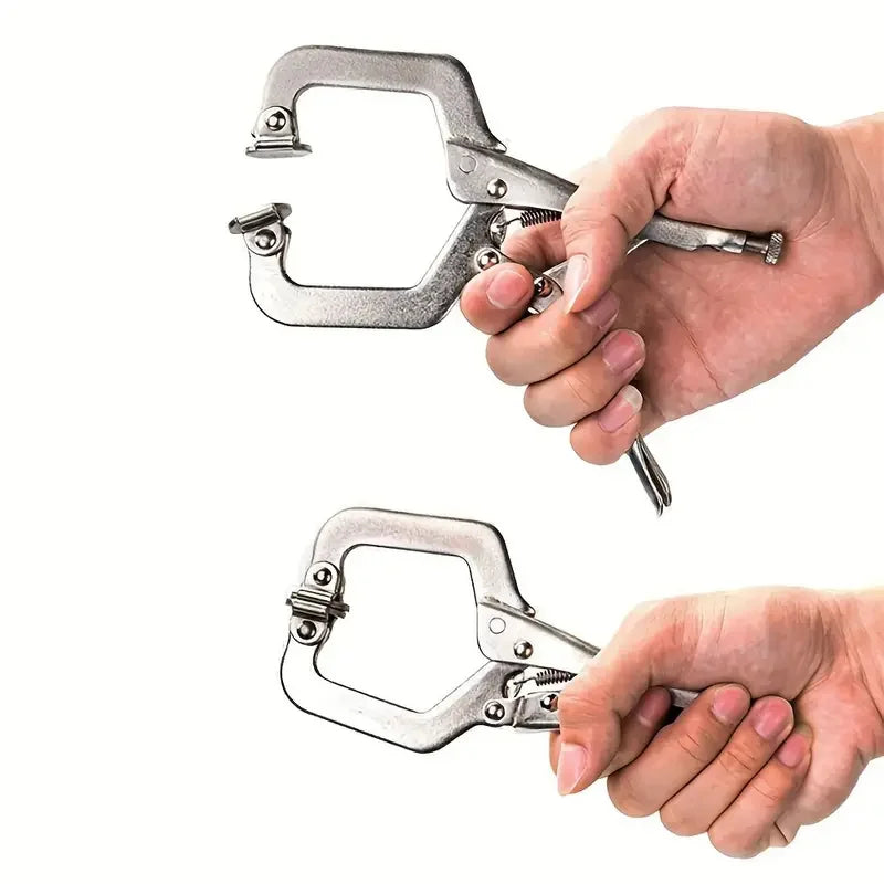 Adjustable Locking C-Clamp Pliers - Pack Options