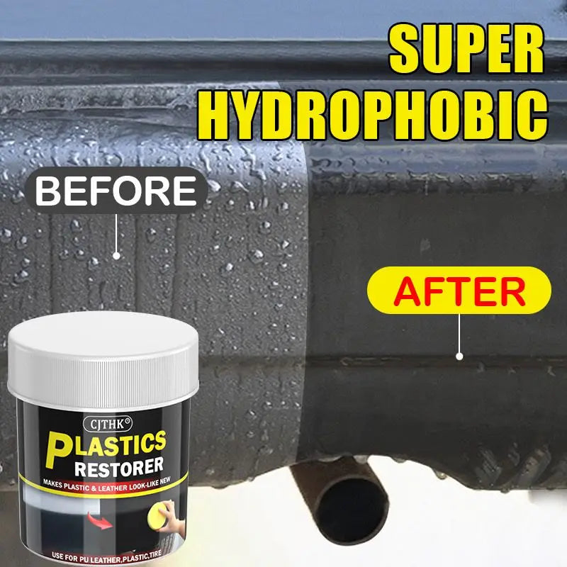 150g Auto Plastika Restorer Povratak U Crno Sjaj Auto Čišćenje Proizvodi Plastika Koža Obnova Autopoliranje Popravak Premaz Renovator