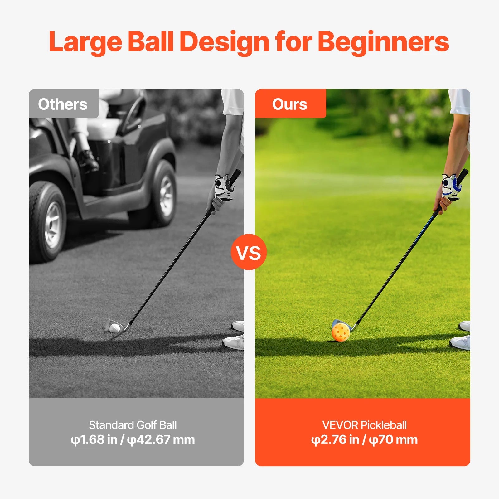SucceBuy 3/6/9 Hole Backyard Golf Game Portable Bucket Golf Course Practice Chipping Games for Family Outdoor Sports