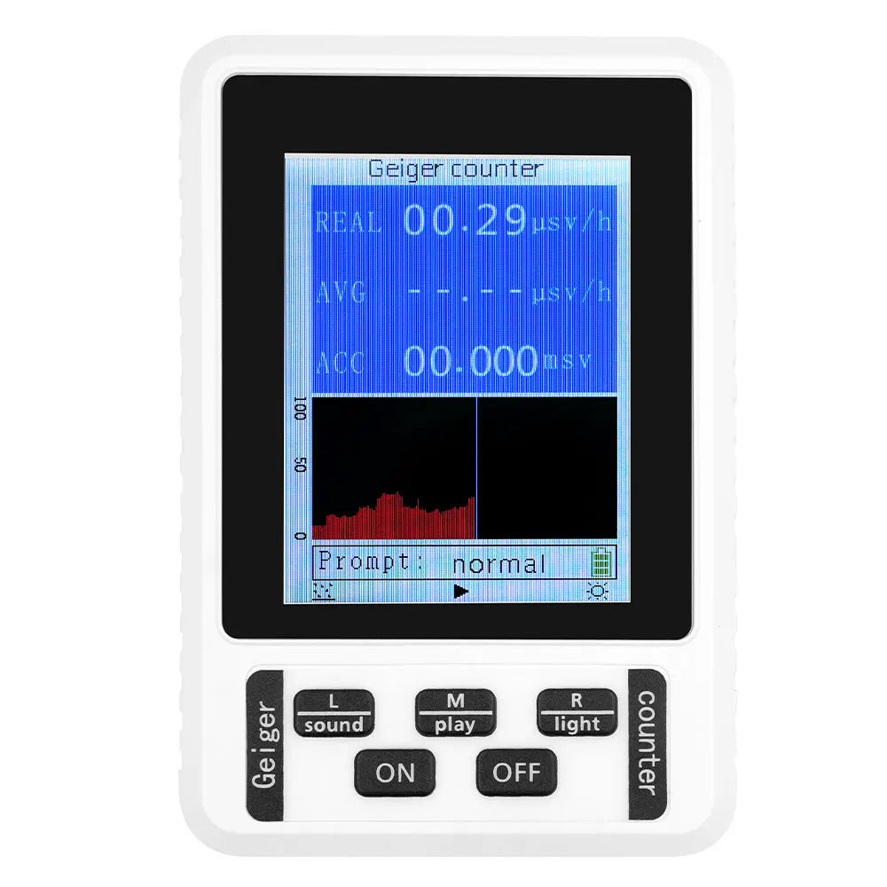 XR-1 Nuclear Radiation Detector with Color Display - Professional Geiger Counter for Beta Gamma X-ray Personal Dosimeter