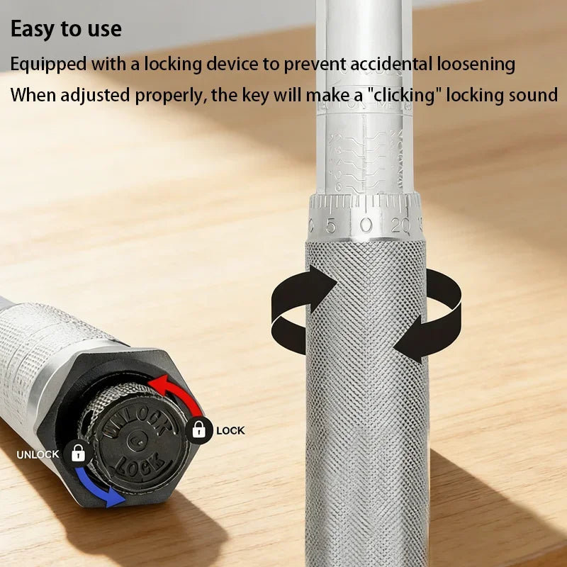 Three-Eighths Drive Adjustable Torque Wrench