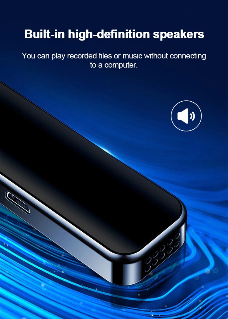 Voice Activated Recorder  Professional color screen Digital Audio Sound Recording Device Dictaphone STTWUNAKE 