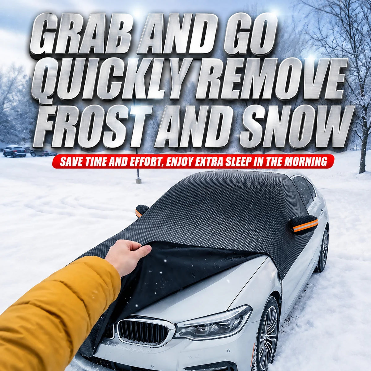 Car Snow Cover, Oxford Fabric, Sizes S and L