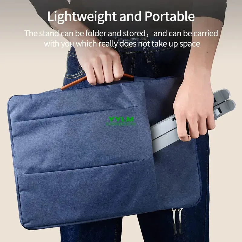 Supporto per laptop in alluminio pieghevole regolabile