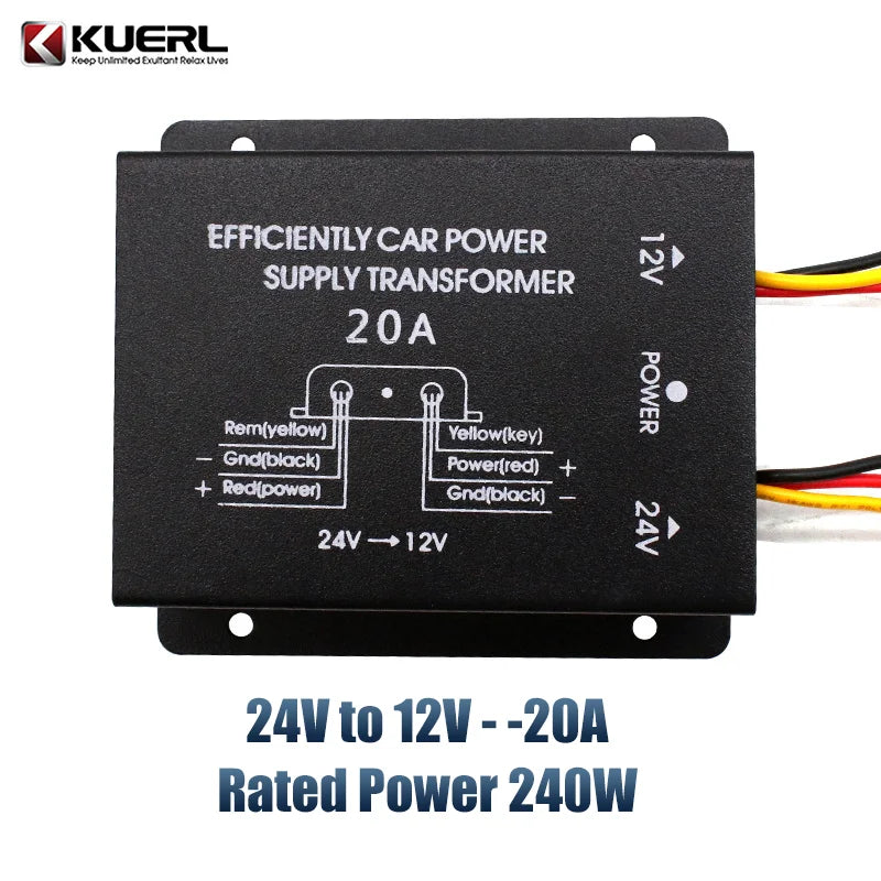 Convertitore di alimentazione DC da 24 V a 12 V