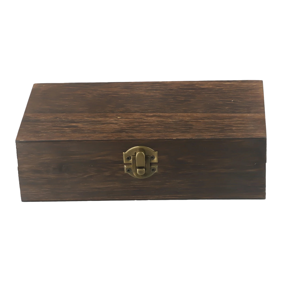 Wooden Storage Box with Clasp, 20 x 10 x 6cm