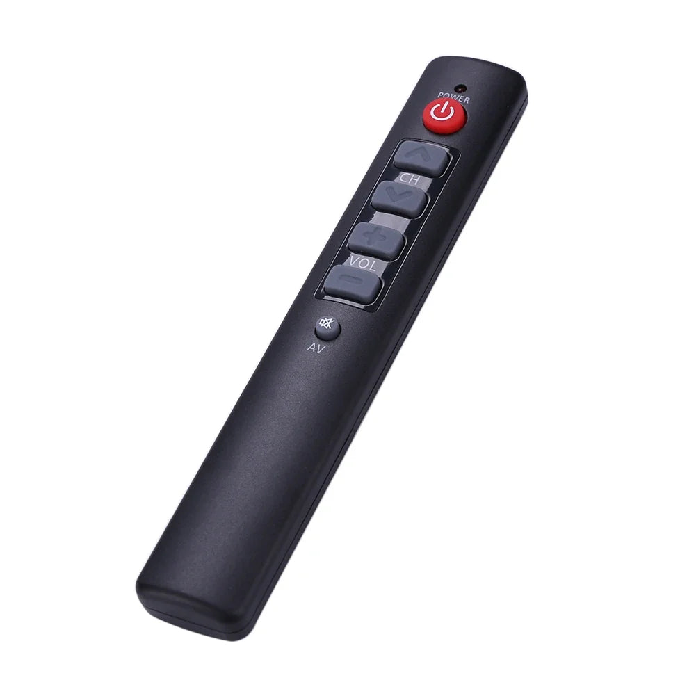 Six-Button Learning IR Remote for Compatible TV and AV Devices