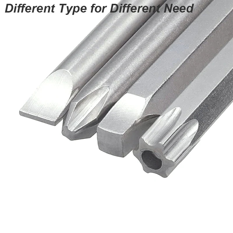 Screwdriver Bit Torx Slotted Phillips Square Socket Tip Magnetic Head 1/4 Shank For Power Drill Tool Precision Screw Driver Bat