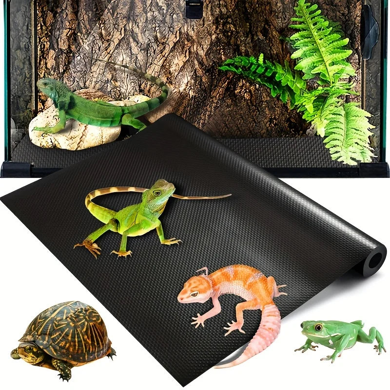 Black Cut-to-Size Reptile Terrarium Mat