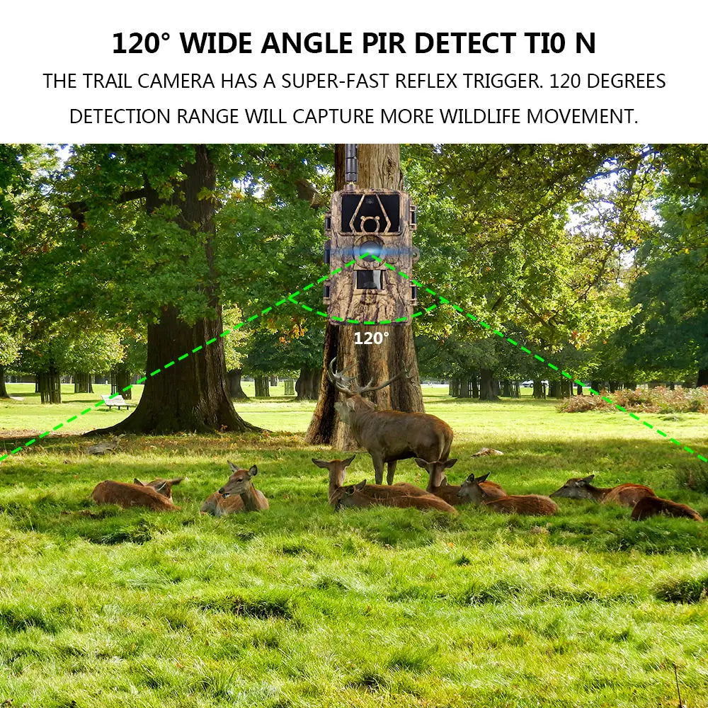 PR801W 8K WiFi Trail Camera with 60MP Night Vision
