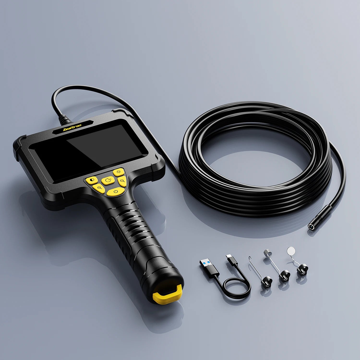 4.3" Industrial Inspection Borescope with 8mm Waterproof Probe
