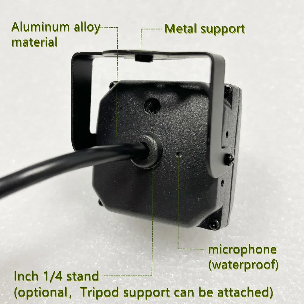 Mini Waterproof Outdoor IP Camera 3MP 4K POE Security Camera with Night Vision