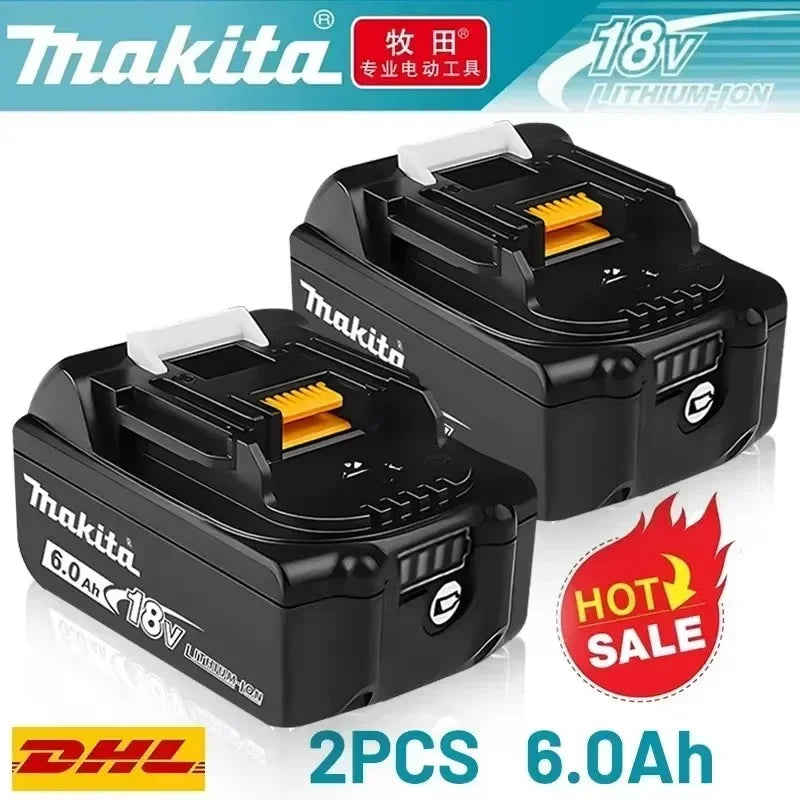 Original Makita battery, 18V 9.0Ah rechargeable battery, power tool BL1830 BL1840、BL1850、BL1860B、 Makita 18V lithium battery 