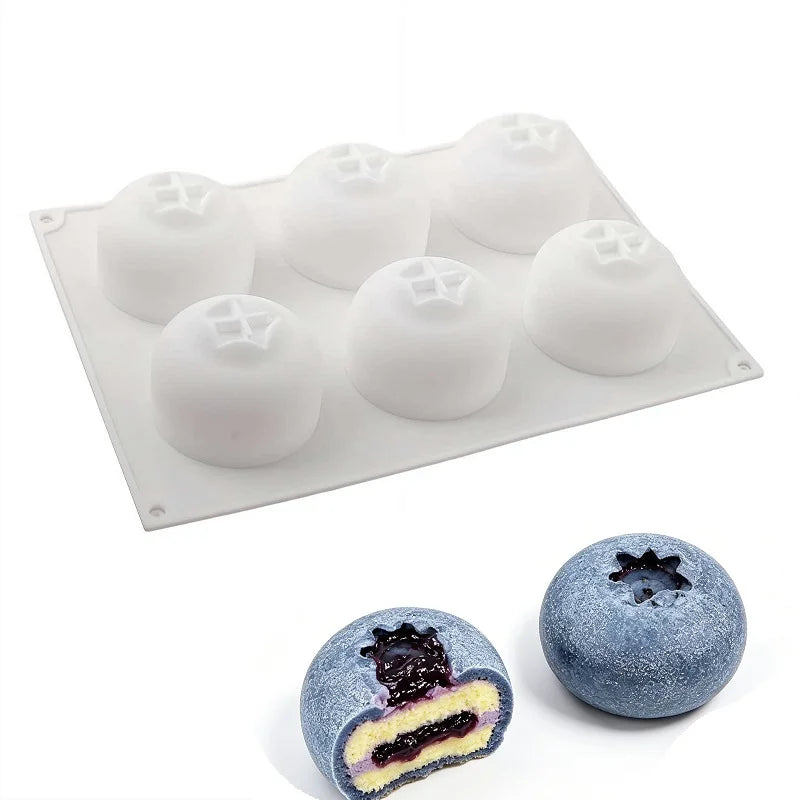 Blueberry-Shaped Silicone Dessert Mould, Cavity Options
