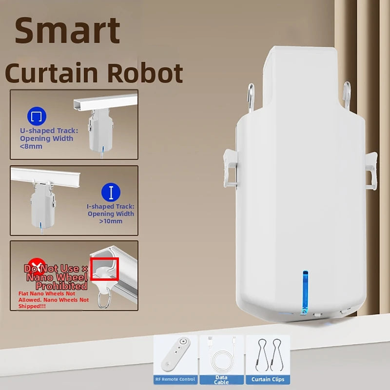 Rechargeable Curtain-Opening Motor