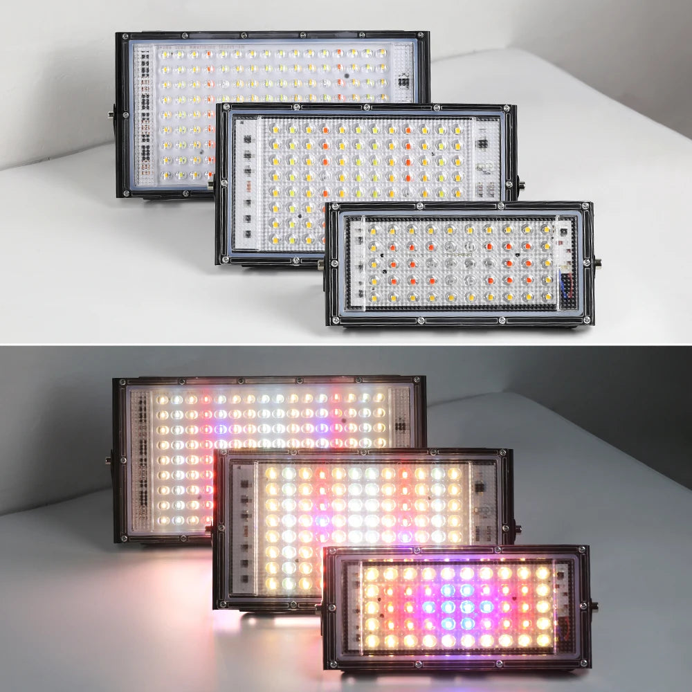 LED Plant Grow Floodlight, 50W, 100W or 150W Options