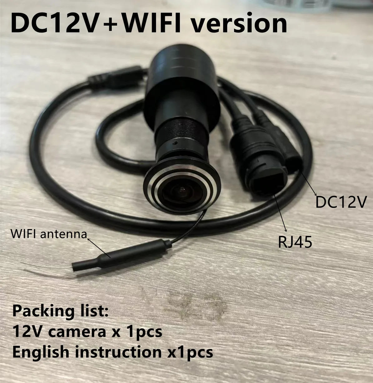 Caméra de sécurité intérieure PoE 1080P avec audio et détection de mouvement