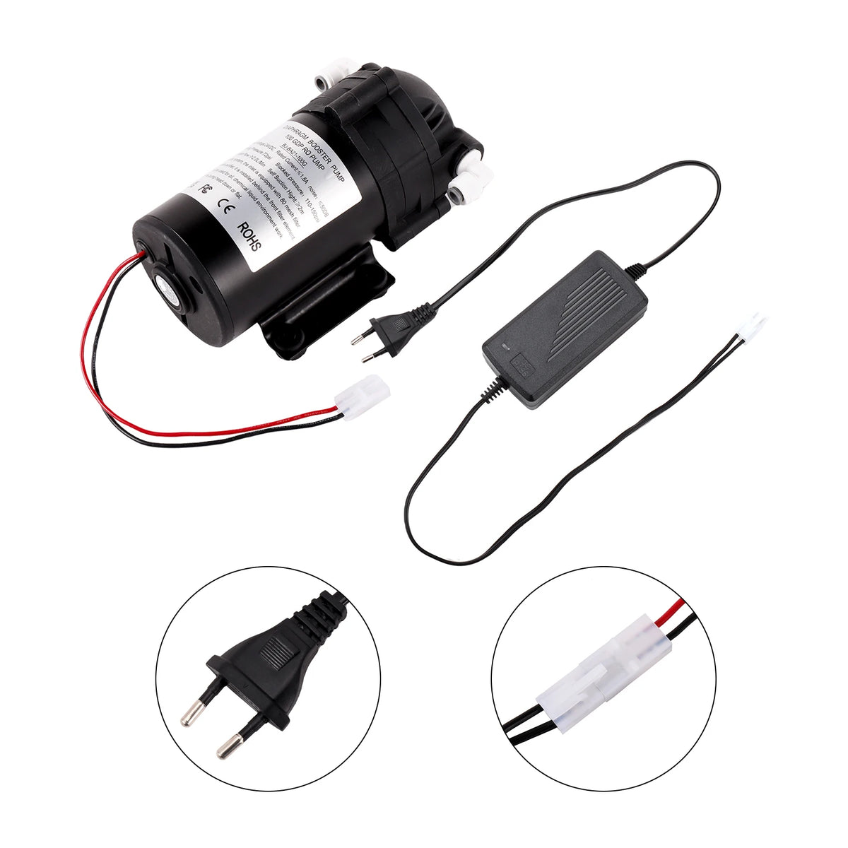 24 V Water Booster Pump or Power Adapter Option