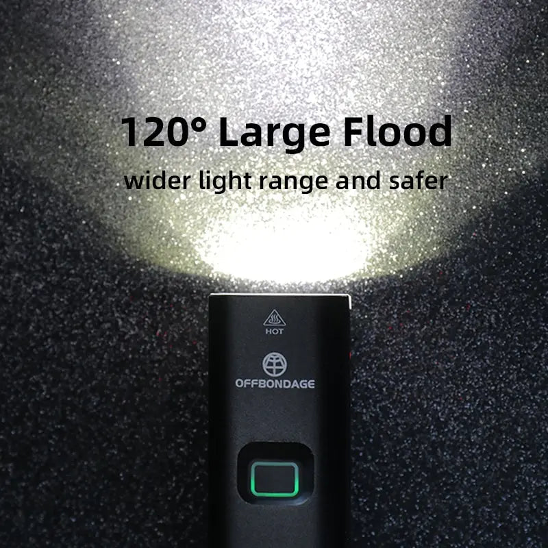 OFFBONDAGE Bicycle Light 1000Lumen Bike Headlight Power Bank Flashlight Handlebar USB Charging MTB Road Highlight 