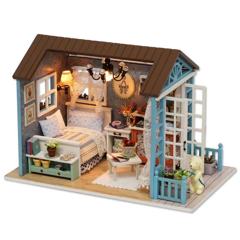 Kit de quarto em miniatura DIY, opções de modelos