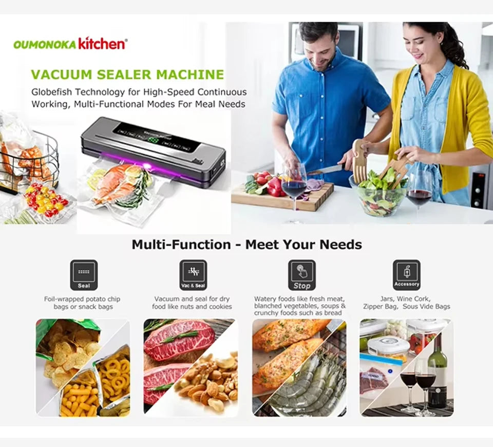 Vacuum Food Sealer - Plug Options