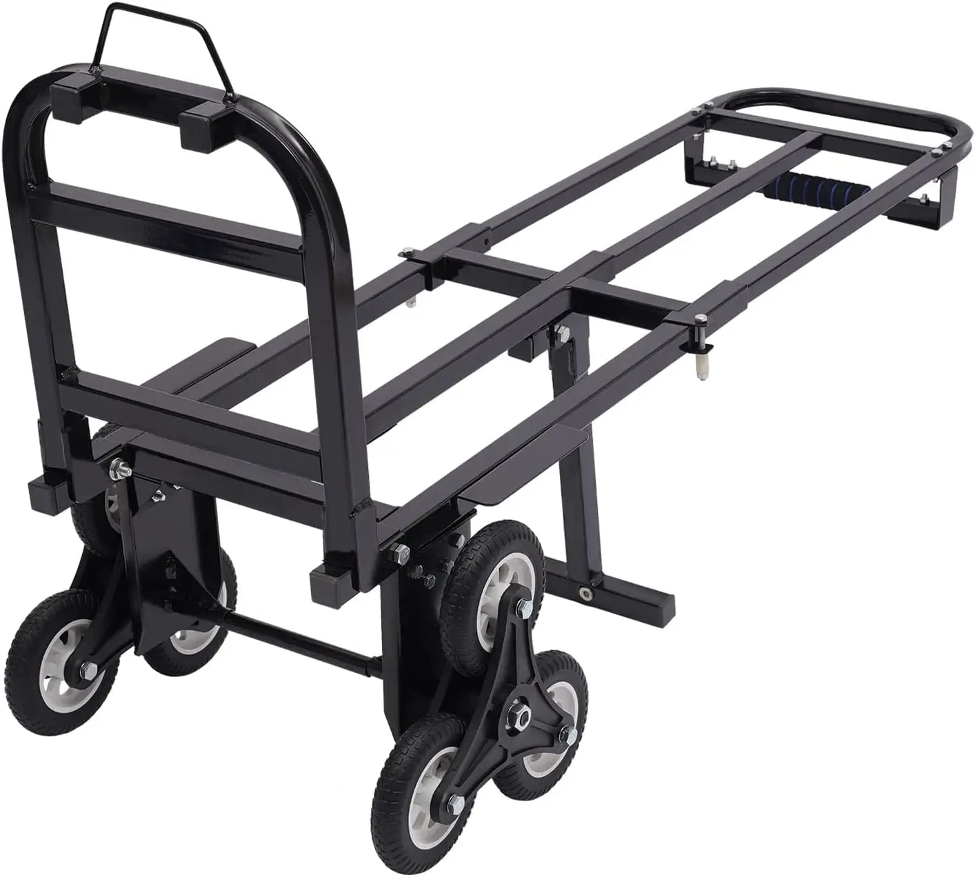 Stair Climbing Cart 460 lbs Folding Trolley with 6 Wheels