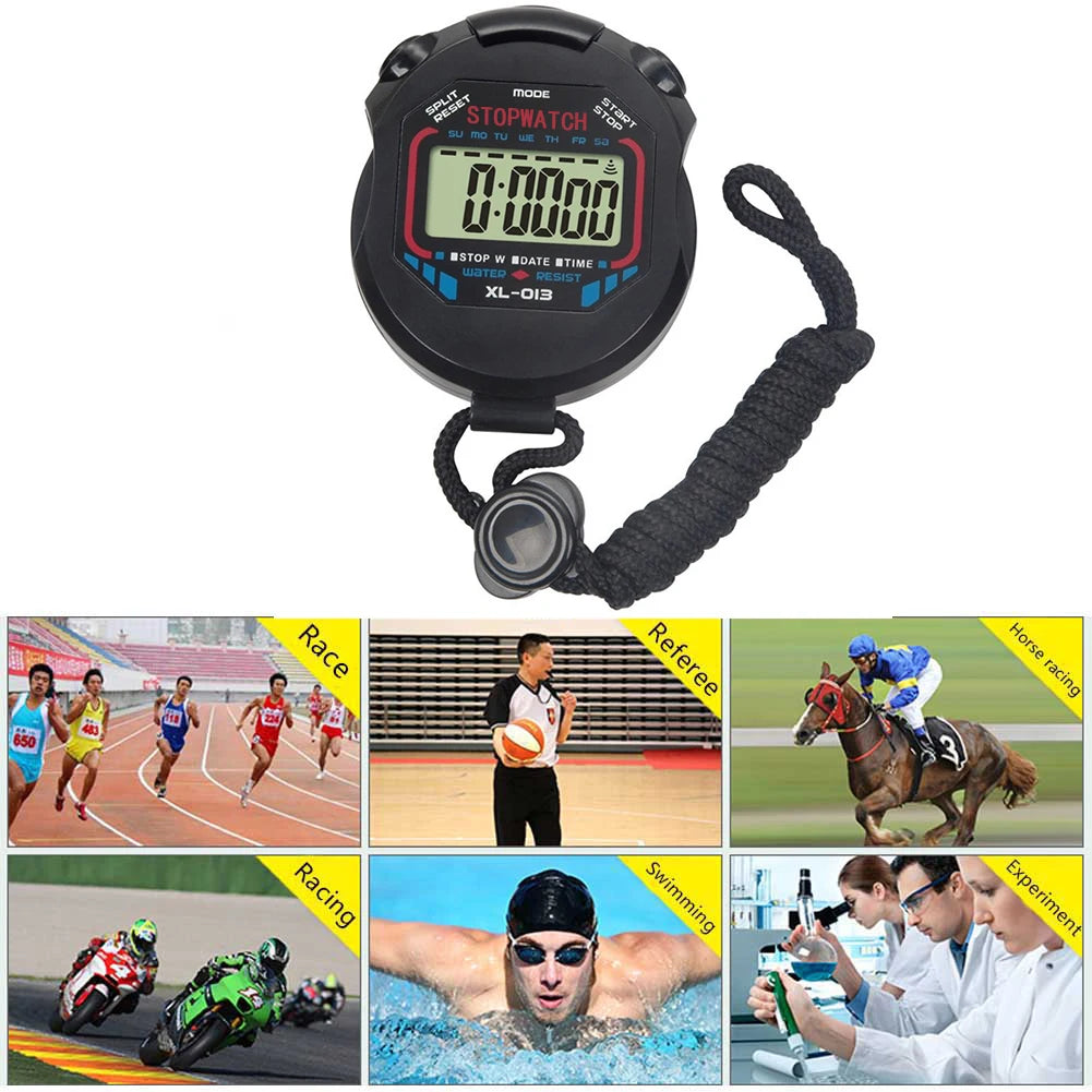 Digitale handstopwatch voor sport met alarm