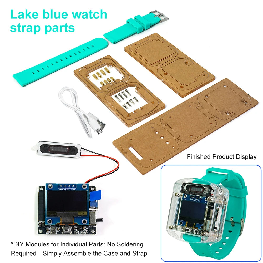 ESP32-S3 Voice Watch DIY Kit - OLED Display