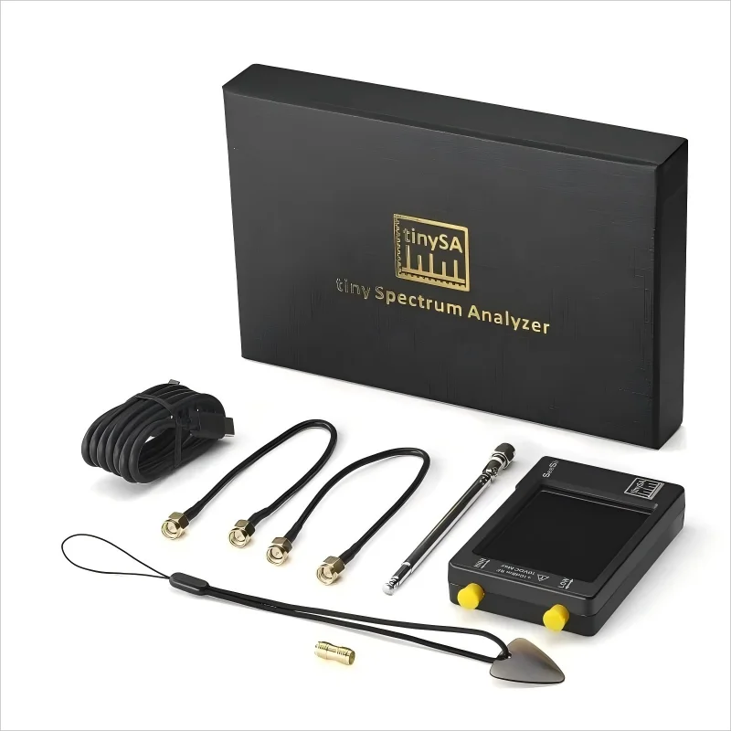 TinySA 100khz-960mhz Spectrum Analyzer, 2.8-inch Screen Mid-Frequency/High-Frequency/Very High-Frequency UHF AnaLyzer 