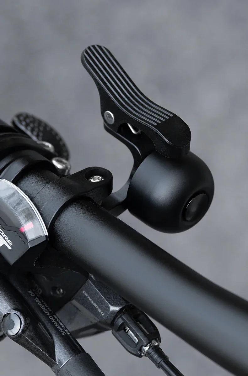 Campanello per bici ROCKBROS con clacson, manubrio in lega, suono nitido, allarme di avviso per sicurezza, accessori per biciclette MTB e strada