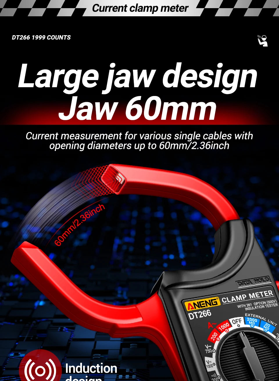 DT266-8 Digital Clamp Meter
