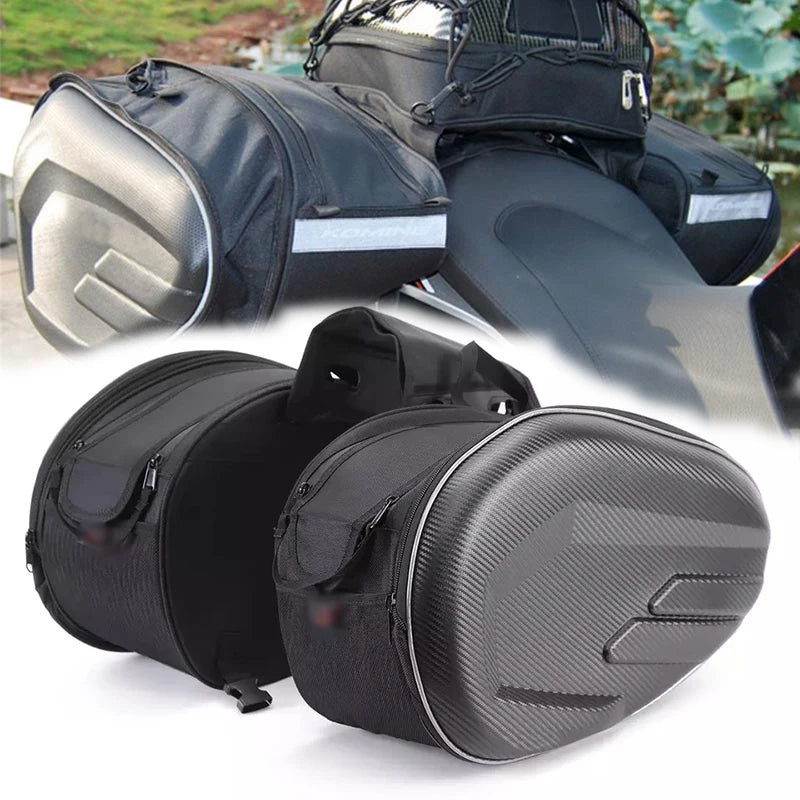 Vízálló motoros nyeregtáskák 2 db univerzális oldalsó pannier szett