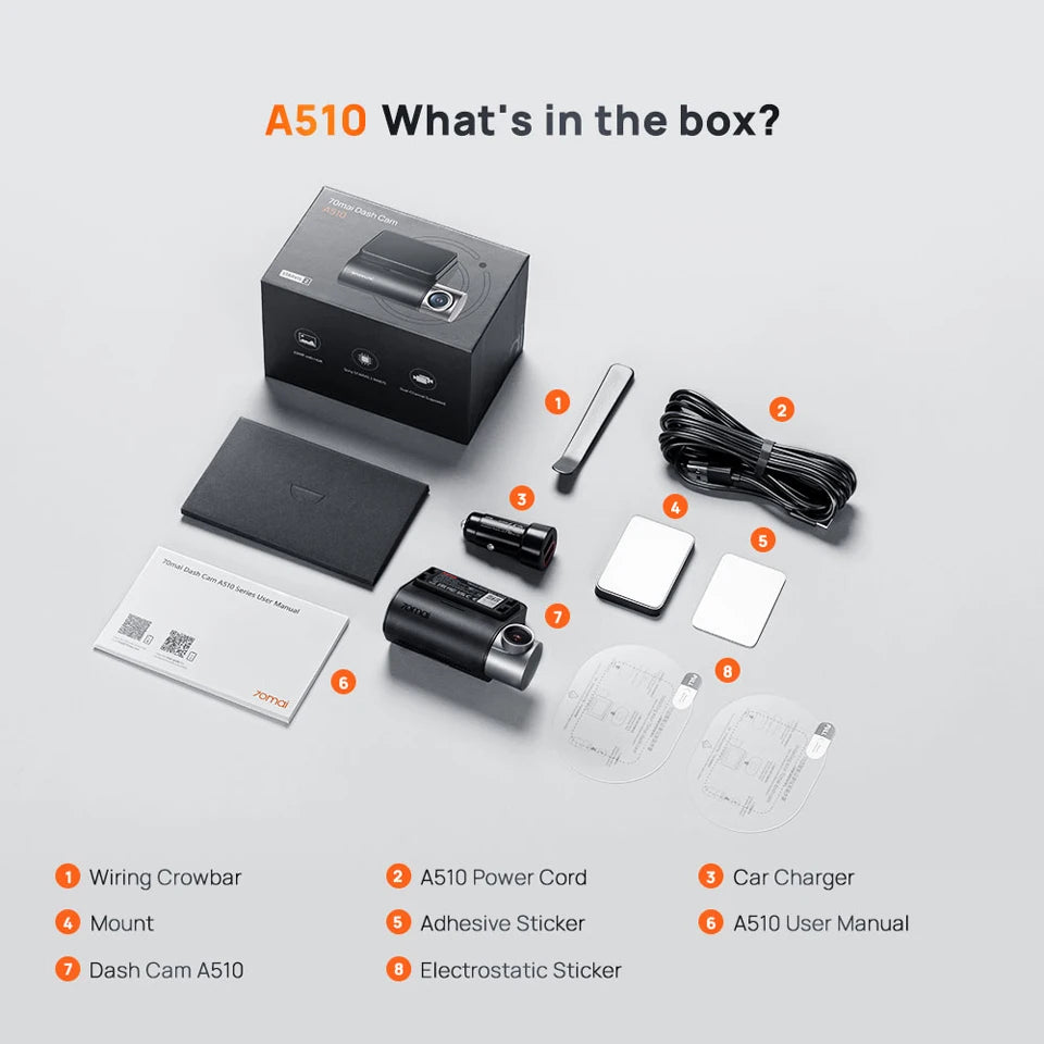 1944P HDR GPS Dash Cam with ADAS and Optional Rear Camera