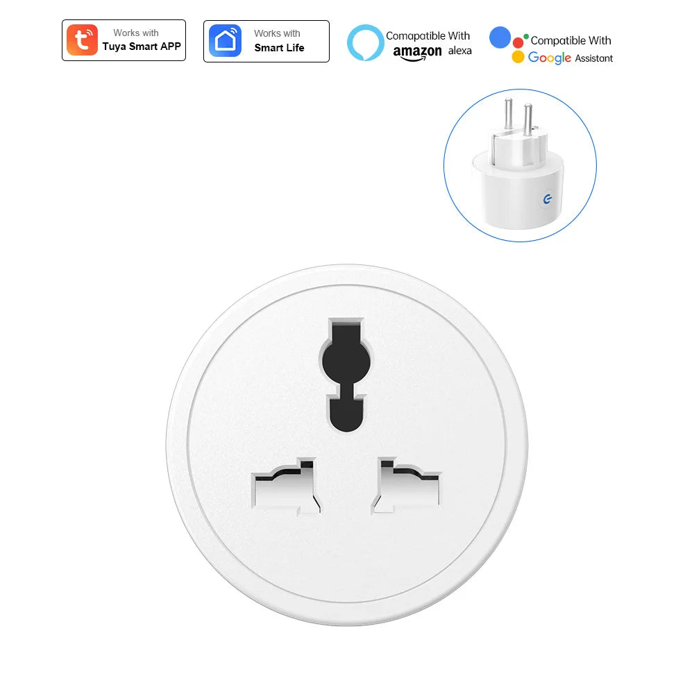 Tuya Wi-Fi Smart Plug Adapter - Regional Options