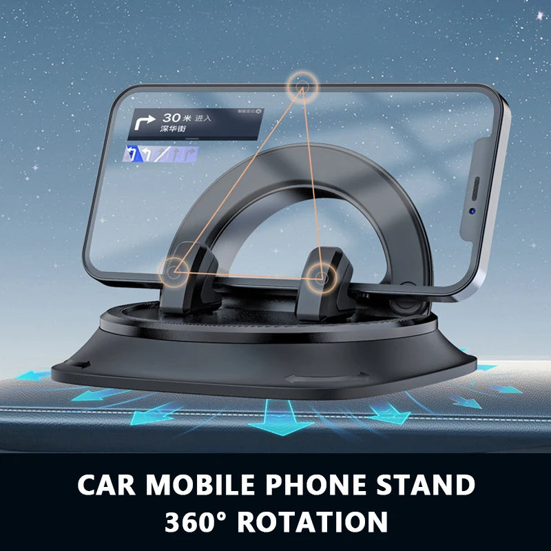 SEAMETAL Dashboard Car Phone Holder Anti Slip Stable Phone Mount Head-Up Auto Navigation Holder Universal for 4-7.2in Smartphone