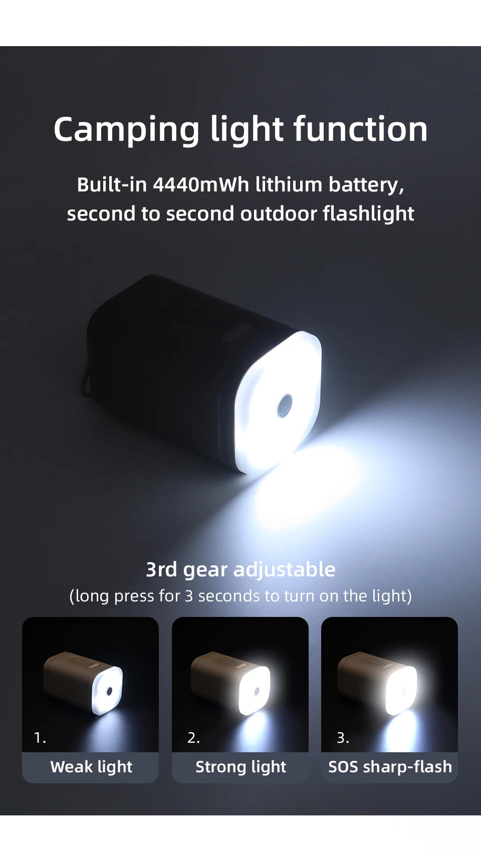 Mini pompe à air rechargeable avec lumière