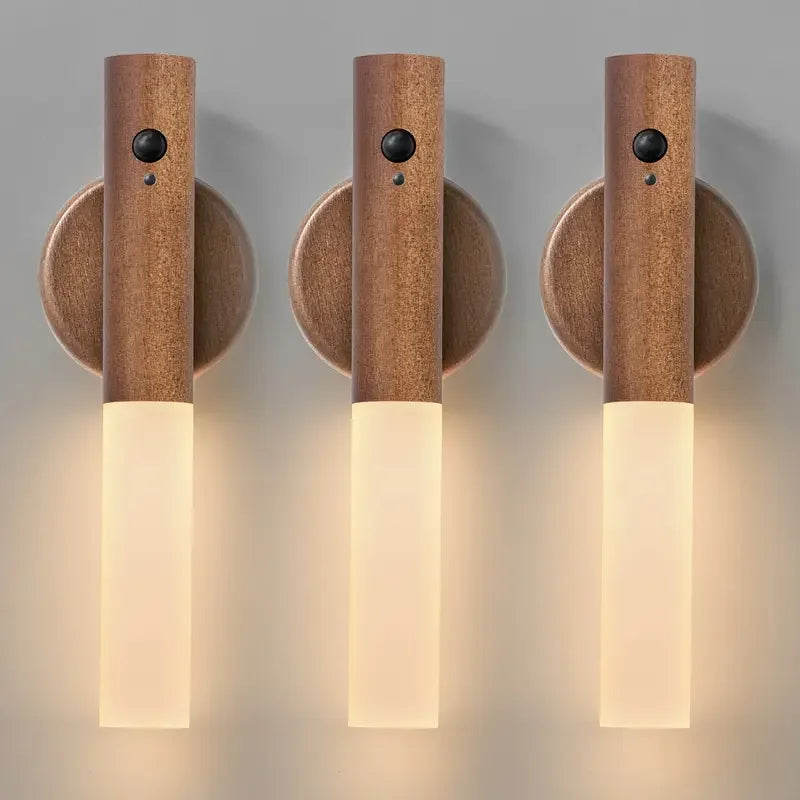 Rechargeable Magnetic Motion-Sensor Wall Light