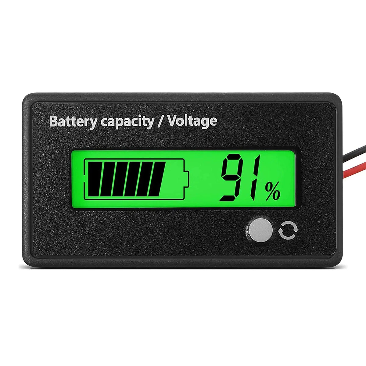 Batteriespannungs- und Kapazitätsanzeige