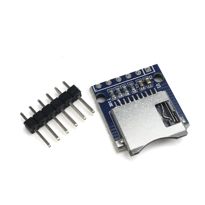 Module lecteur de carte MicroSD avec interface SPI et broches non soudées
