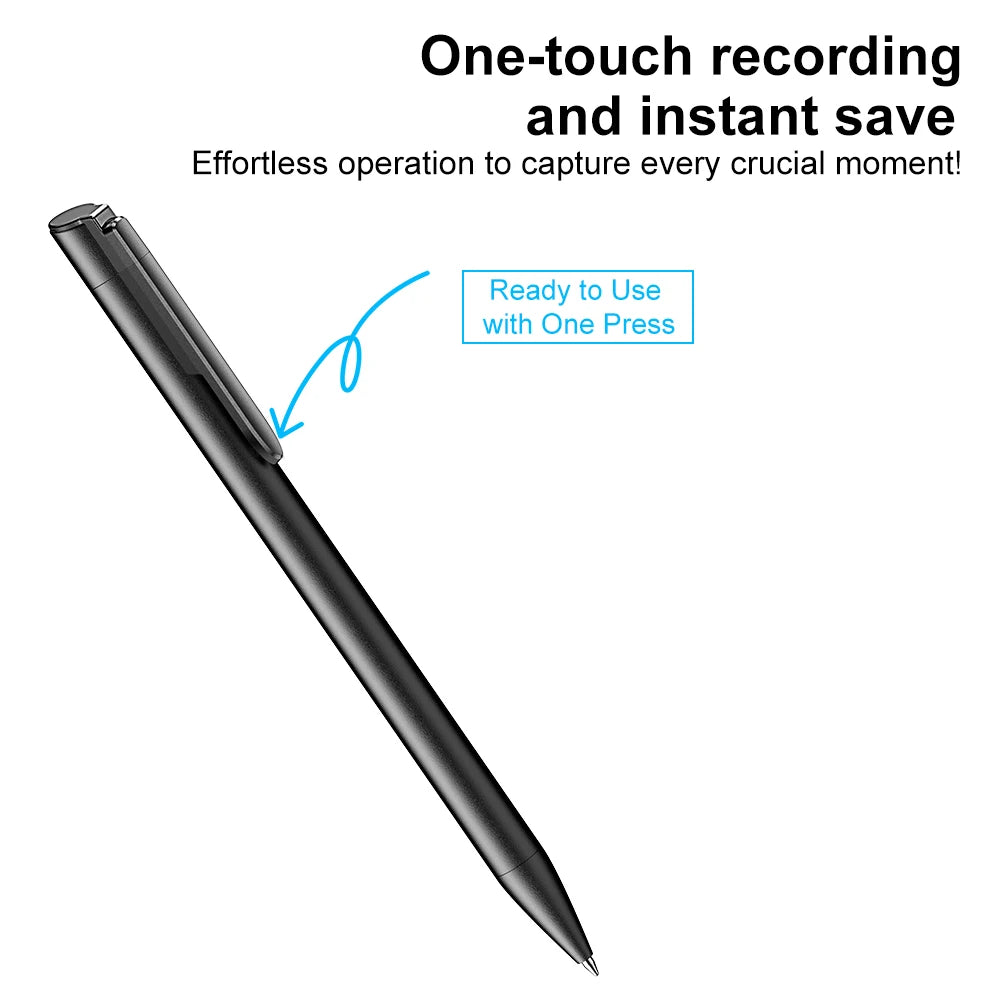 Famue Digital Voice Recorder Professional Activated By Voice MiNi Pen-Style Directly Connects to Phone for File Transfer 64G